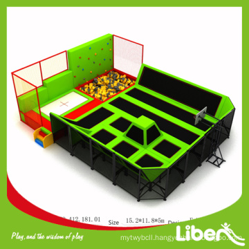 China builders Indoor Trampoline with Foam Pit for Kids and teenager